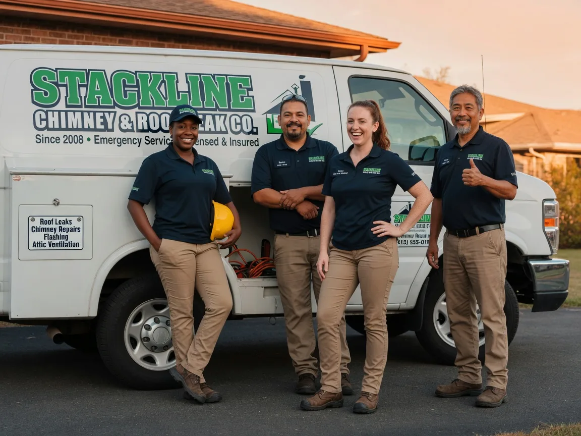 Chimney flashing repair company in Mcfaddin, TX